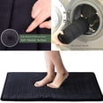thumbnail image 4 of Memory Foam Bath Mat Non Slip Absorbent Super Cozy Velvet Bathroom Rug Carpet Super Water Absorption Bathroom Carpet Non-slip Thick Bathroom Mat (17"-, 4 of 5