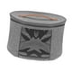 thumbnail image 2 of Caja de almacenamiento de sombrero Contenedor de sombrero de viaje relleno Almacenamiento de juguetes Reduce Box Organizador de fieltro para la Gris, 2 of 8