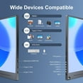 thumbnail image 3 of Portable Monitor Zero Frame, 15.6" Ultra Slim 1080P FHD 100% sRGB Display IPS Monitor, Plug&Play Second External Monitor for Laptop PC Phone Mac Xbox PS5, 3 of 9
