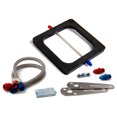 thumbnail image 1 of N.O.S. 12610NOS Nitrous Oxide Injector Plate Big Shot For Dominator Style Flange; 1/2 Inch Thickness; Black; With Plate/ Jets/ Plumbing/ Studs/ Gaskets, 1 of 1
