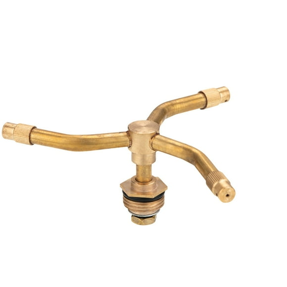 Garden Sprinkler System Automatic Rotating Brass Watering Nozzle With 360 Degree Spray For Lawn And Garden Irrigation