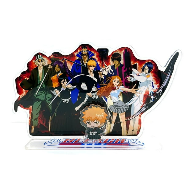 GRANDE TAILLE Bleach groupe ichigo Orihime Uryuu Yasutora Kisuke