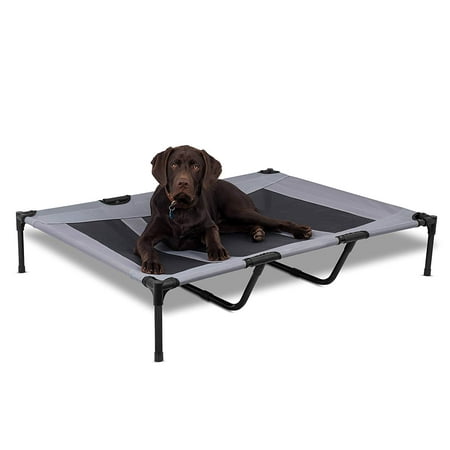 BIRDROCK HOME Internet’s Best Dog Cot | 48 x 36 | Elevated Dog Bed | Cool Breathable Mesh | Indoor or Outdoor Use | Large |