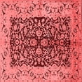thumbnail image 1 of Ahgly Company Indoor Square Oriental Red Traditional Area Rugs, 6' Square, 1 of 4
