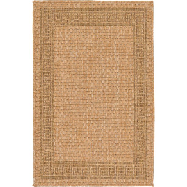 Unique Loom Greek Key Outdoor Contemporary Geometric Area Rug or Runner