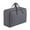 Dark Gray, variant on Qholemyo Clothing Storage Bags With Handle And Zipper, Travel Moving Bags For Small Clothes Pillows Quilts, Fabric