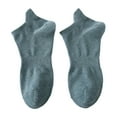 thumbnail image 1 of CSChome Solid Color Boat Socks Men Boat Low-cut Shallow Solid Color High Elasticity Slip Soft Sweat-absorption Shrink Sports Short, 1 of 7