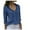 Blue, variant on UJNDER Women's Long Sleeve Solid Color Button Turn-Down Collar Shirts Blouses Tops for Women Classic Wear White S