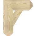 thumbnail image 3 of Ekena Millwork 6"W x 18"D x 22"H Traditional Craftsman Rough Sawn Bracket, Douglas Fir, 3 of 13
