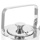 thumbnail image 3 of Stainless Steel Tea Kettle with Strainer, Heavy Metal Whistling Teapot with Ergonomic Handle, Compatible with All Stovetops, Small Size, 1L, 3 of 4