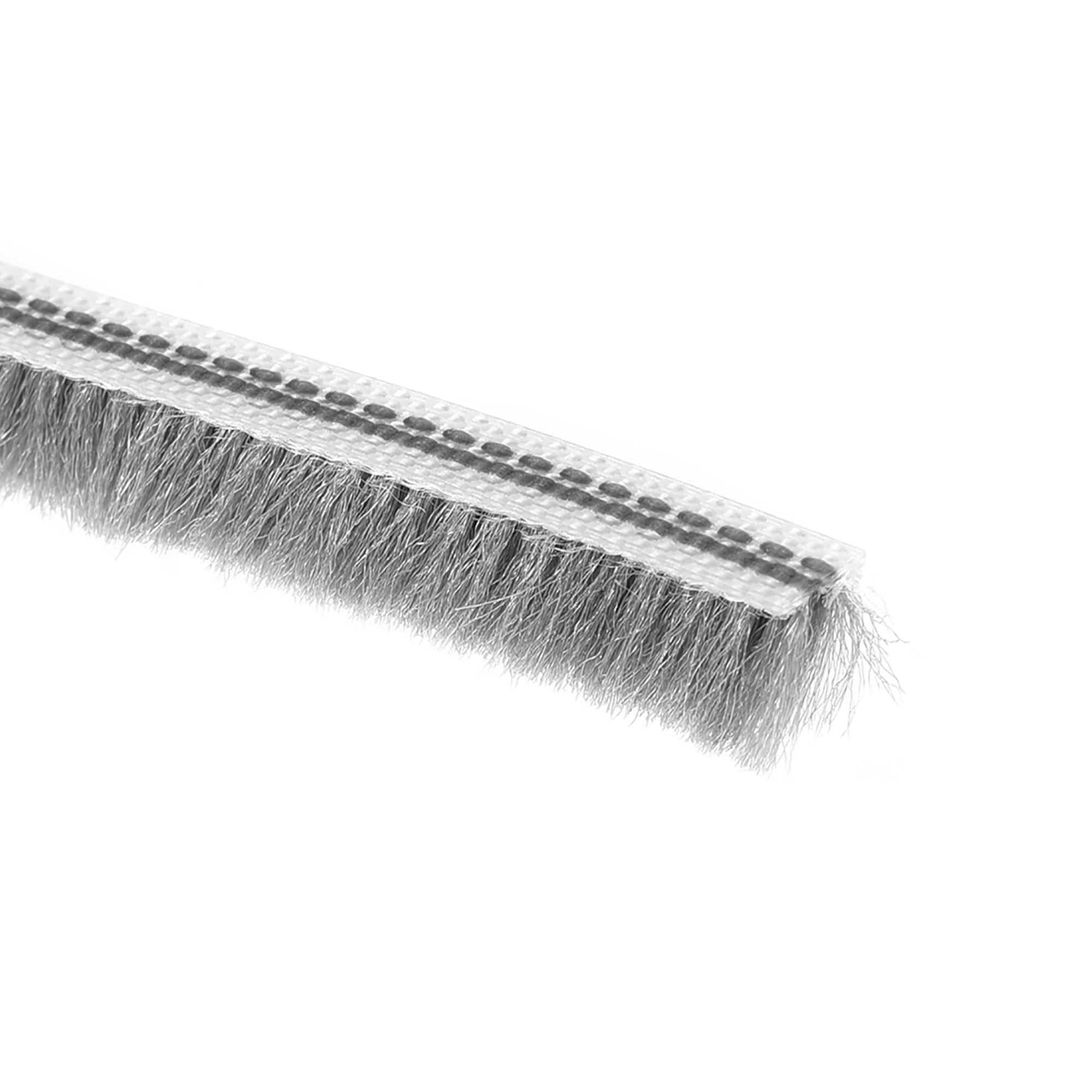 Brush Weather Stripping, 15M/49.2Ft CardSlot Seal Strip Pile