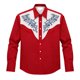 thumbnail image 2 of Camisetas de Navidad de Manga Larga de los Hombres Imprimir de Moda Casual Manga Larga Turndown Collar Blusa para Primavera Invierno Al Aire Libre Diario, 2 of 4