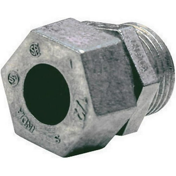 Gampak 49212 0.5 in. Strain Relief Cord Connector