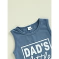 thumbnail image 5 of aturustex Little Boys 2pcs Shorts Outfit 3M 6M 12M 18M 2T 3T Toddler Baby Sleeveless Vests Crew Neck Waistcoats Letter Print Tank Tops Solid Elastic Wmmer Clothes Beachwear for Holiday Party, 5 of 6