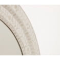 thumbnail image 5 of RUDRAKSHA CORPORATION Bone Inlay Round Mirror – Floral Vine Design, Grey and Ivory Frame, Handcrafted Wall Decor, 5 of 5