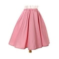 thumbnail image 2 of Pink Full Circle Skirt - 50s Style Swing Dance - Elastic Waist, 2 of 3