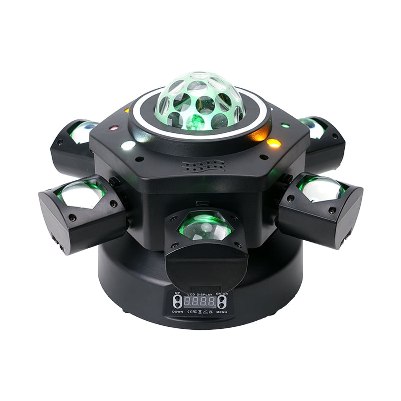 120W LED Stage Beam Light RGBW Strobe Magic Ball Red Green Sharpy DMX512 Sound Activated DJ Disco Party Club Wedding Light