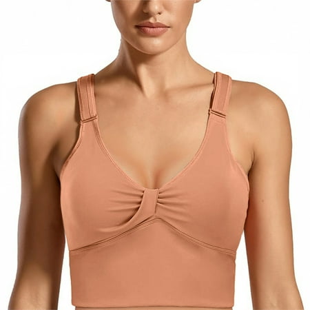 

Yskkt Women High Impact Support Sports Bras Adjustable Straps
