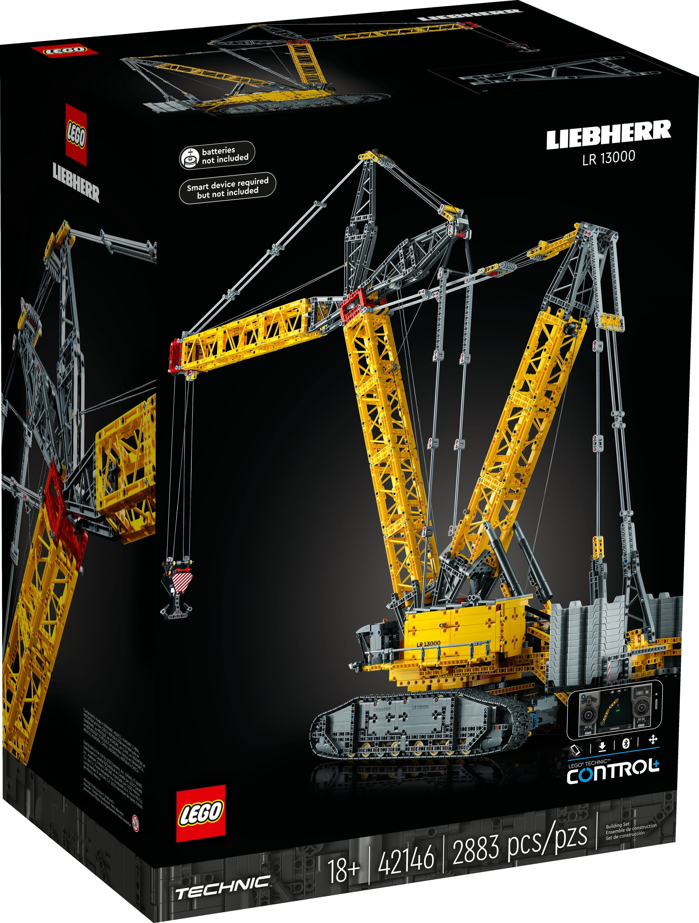 LEGO Technic 42146 La Grue sur Chenilles Liebherr LR 13000, Maquette E
