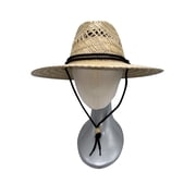 Ozark Trail Men's Straw Hat, Natural OSFM