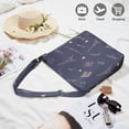 thumbnail image 2 of Eiffel Tower Canvas Shoulder Bag Cross Body Shoulder Purse Bag Tote Handbag for Women Men, 2 of 5
