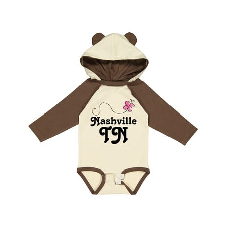 

Inktastic Nashville Gift Baby Girl Long Sleeve Bodysuit