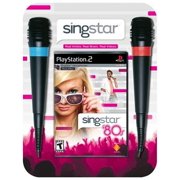 Singstar 80's Bundle with two microphones - PlayStation 2