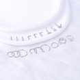 20G Nose Rings Hoops Studs Set Surgical Steel LShaped Nose Studs