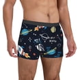 thumbnail image 4 of Cauagu Space Print Boxer Briefs for Men,Comfortable Breathable Men's Underwear Moisture Wicking Underpants -XX-Large, 4 of 8