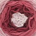 Bernat Blanket Ombré Yarn, Burgundy Ombre, 10.5oz(300g), Polyester