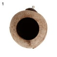 thumbnail image 2 of Walbest Hanging Bird House with Ladder, Natural Coconut Fiber Shell Bird Nest Breeding for Parrot Parakeet Lovebird Finch Canary,Coconut Hide Bird Swing Toys for Hamster,Bird Cage Accessories, 2 of 7