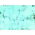 thumbnail image 1 of Ahgly Company Indoor Rectangle Abstract Turquoise Blue Modern Area Rugs, 4' x 6', 1 of 4
