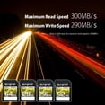 thumbnail image 2 of Tarjeta SDXC SUNEAST SE-SDU2256GA300 de 256 GB UHS-II V90, 2 of 8