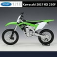 thumbnail image 3 of Welly 1:10 Kawasaki 2017 KX 250F Alloy Motorcycle Model High Simulation Diecast Metal Motorcycle Model Collection Children Gifts, 3 of 6
