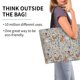 thumbnail image 2 of Balery Funny Chicken Bolsa Tote Estilo Estético con Cremalleras, Bolsa de Hombro, Bolsa de Compras Grande y Plegable, 2 of 8