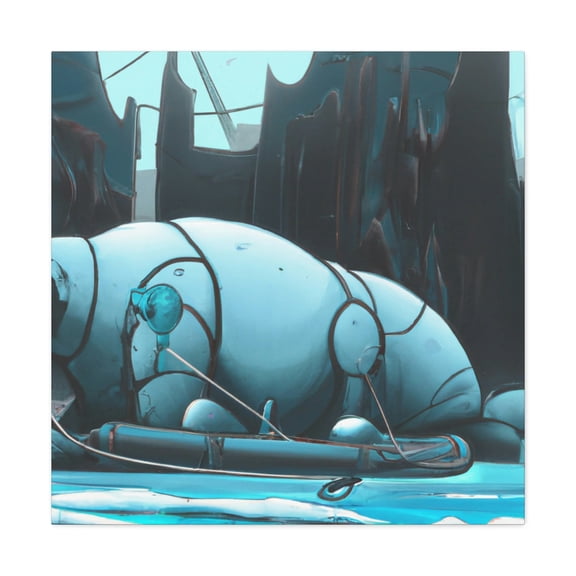 Walrus at Midnight Bliss - Canvas