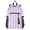 Pale Violet and White Striped, variant on JIALIOU 14" Laptop Backpack Waterproof Airline Approved Stylish Casual Daypack for Travel Business College Work, Pale Violet and White Striped