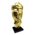 thumbnail image 2 of Bergamo Art Decorative Handmade Aluminum 12 inch Abstract Face Sculpture, 2 of 5