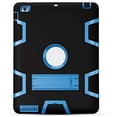 thumbnail image 4 of IPad 4/3/2 Case,Mignova Three dual Layer [Impact Protection][Shock Proof] Armor Defender Full Body Case for Apple iPad 4 Case,ipad 3 Case,ipad 2 Case Generation 9.7 inch (Black+Blue), 4 of 7