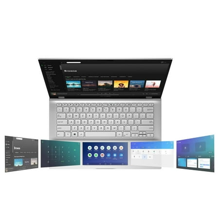 Asus Vivobook S14 S432 Thin and Light 14” FHD, Intel Core i7-8565U CPU, 8GB RAM, 512GB PCIe Nvme SSD, Ir Camera, Windows 10 Home, S432FA-AB74, Transparent Silver Laptop Notebook