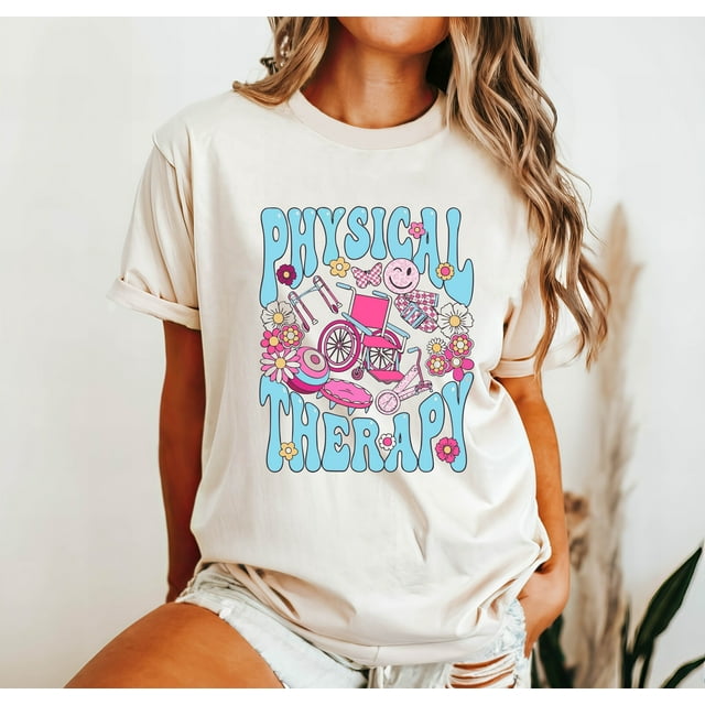 Comfort Colors Physical Therapist, Physical Therapy Shirt, Physical Therapy Graduation Gif - Pepper - L