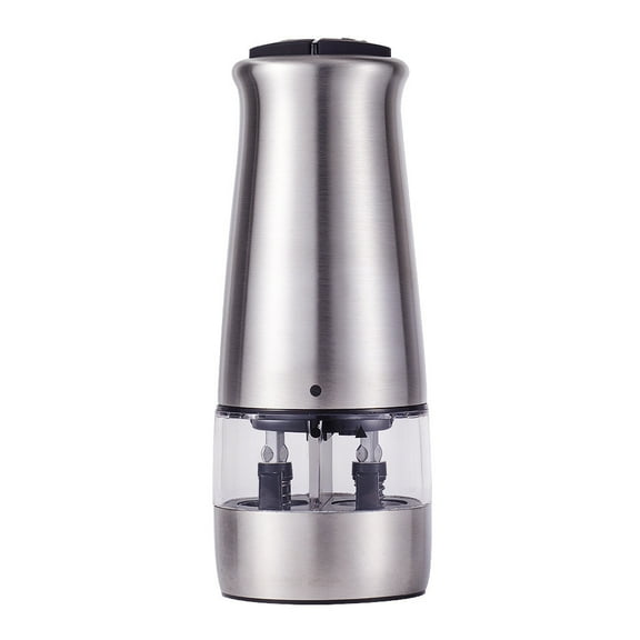 Electric Pepper Grinder, Stainless Steel Rechargeable Salt or Pepper Grinder Wide Mouth, Adjustable Coarseness, Ideal for Kitchen