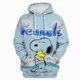 thumbnail image 3 of Sudadera con capucha con estampado de dibujos animados de Snoopy Kawaii para mujer, ropa deportiva holgada informal suave para mujer, sudadera de polar cálida para mujer 2024, 3 of 5