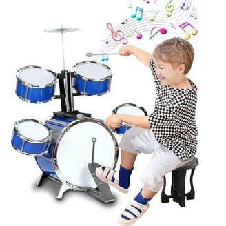 AZ Import AZImport PS75A Blue Kids Drum Set Musical Instrument Toy
