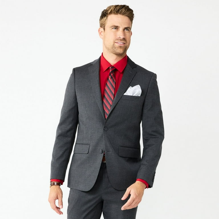 Men's Bespoke Slim-Fit Dress Shirt, Pocket Square & Tie Set Color: White  Bowtie Size: XL-34/35 - Walmart.com