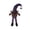 Purple, variant on Ailezt Halloween Decor Halloween Witch Hat Long Legs Decorative Ornament With LED Light Home Desktop