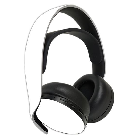 MightySkins SOPU3D-Solid White Skin Compatible with Sony Pulse 3D - Solid White