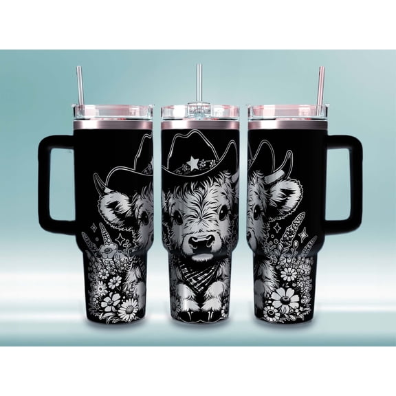 Star Mug 40Oz Tumbler - Tumbler With Handle, To-Go Coffee Mug 40oz