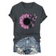 thumbnail image 2 of Blusas de Manga Corta para las Mujeres Divertida Impresión Cuello Redondo Camiseta Vintage, Blusas de Primavera para las Mujeres, 2 of 4