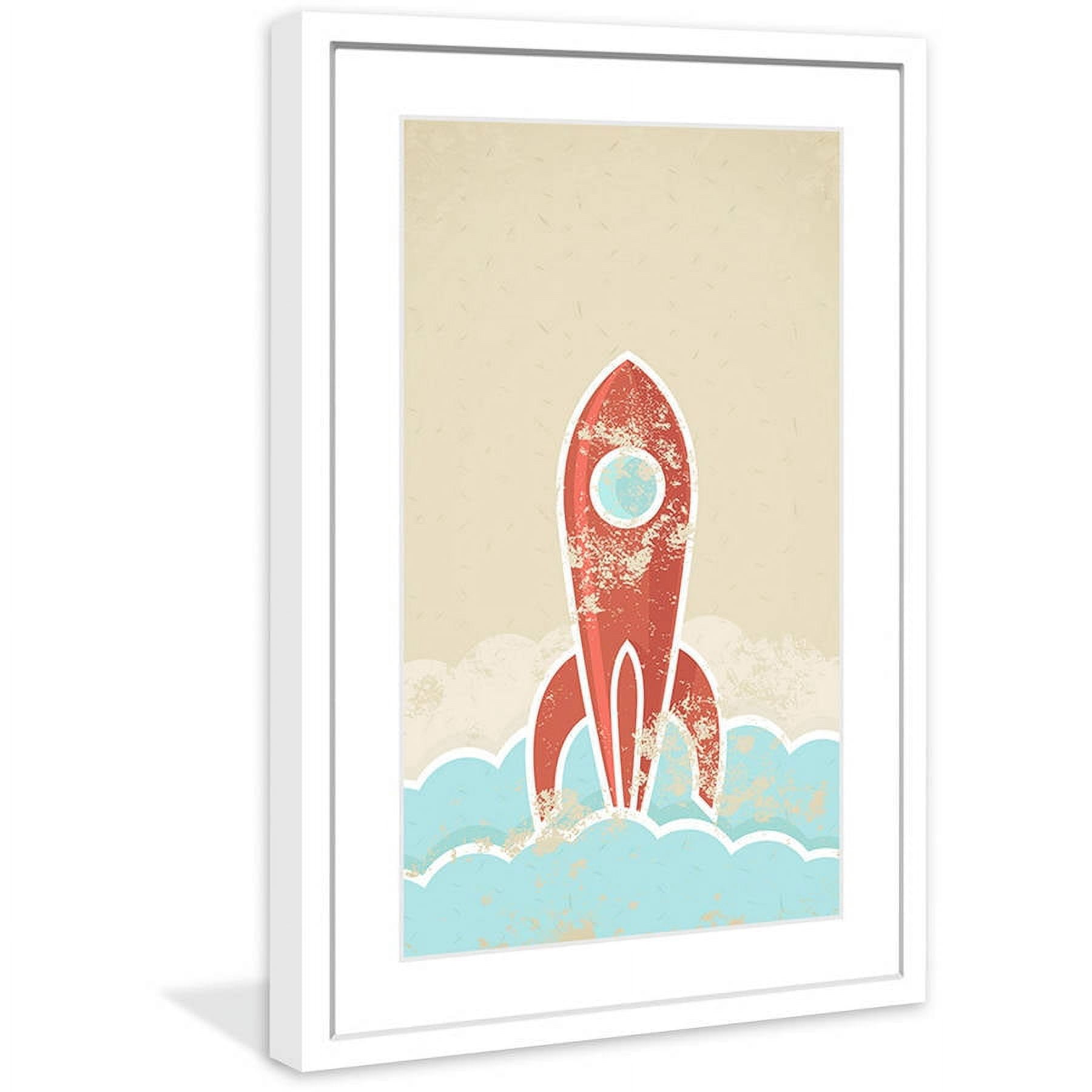 "Blast Off" Framed Painting Print